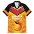 Papua New Guinea Rugby Custom Family Matching Mermaid Dress and Hawaiian Shirt Kumul Pride Go Champions