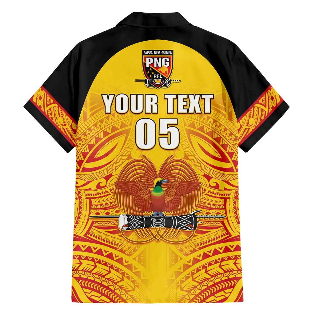 Papua New Guinea Rugby Custom Family Matching Puletasi and Hawaiian Shirt Kumul Pride Go Champions