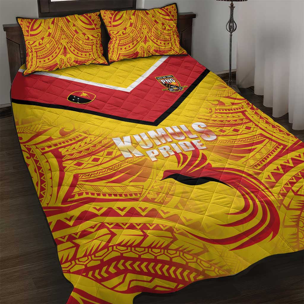 Papua New Guinea Rugby Quilt Bed Set Kumul Pride Go Champions