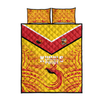 Papua New Guinea Rugby Quilt Bed Set Kumul Pride Go Champions
