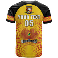 Papua New Guinea Rugby Custom T Shirt Kumul Pride Go Champions