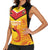 Papua New Guinea Rugby Custom Women Sleeveless Polo Shirt Kumul Pride Go Champions