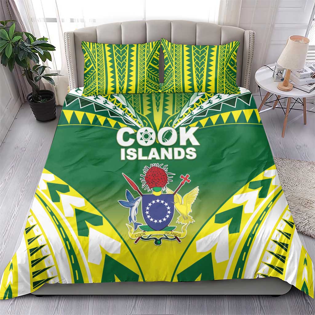 Cook Islands Rugby Bedding Set The Kukis Go Champions LT05 - Polynesian Pride