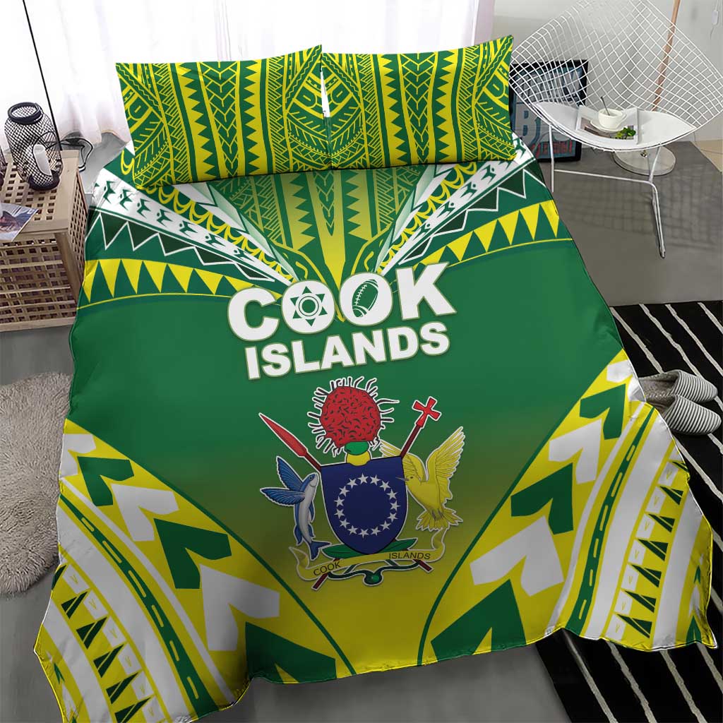 Cook Islands Rugby Bedding Set The Kukis Go Champions LT05 - Polynesian Pride