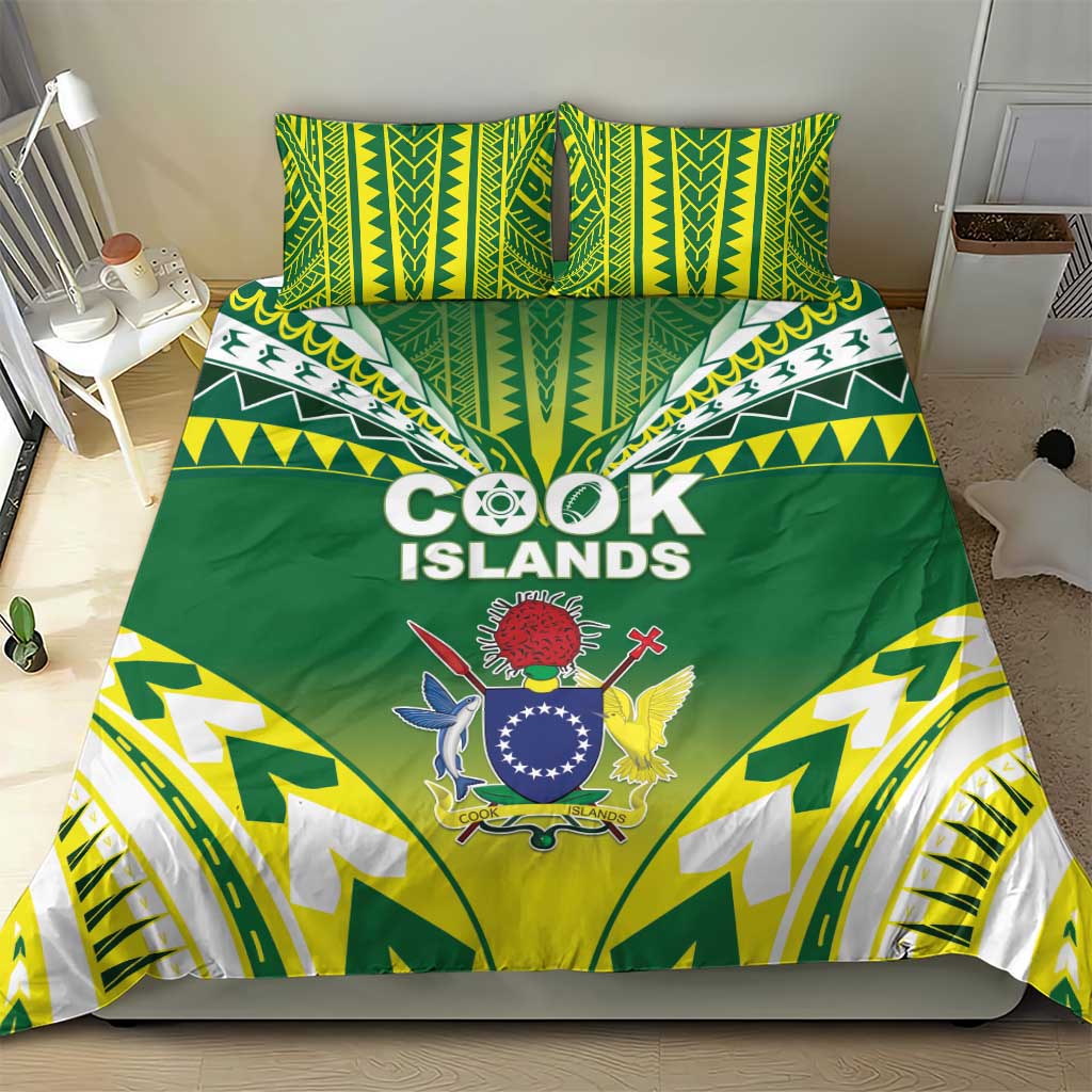 Cook Islands Rugby Bedding Set The Kukis Go Champions LT05 - Polynesian Pride