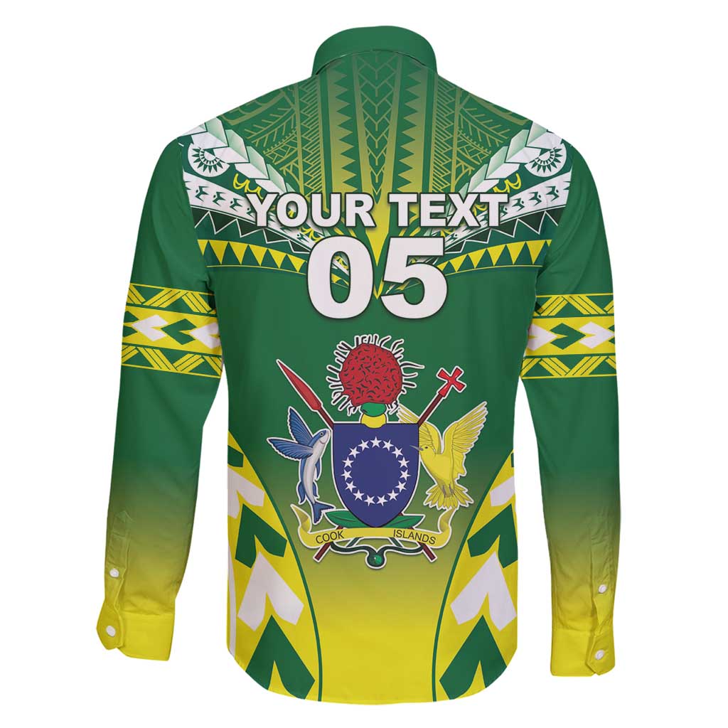 Cook Islands Rugby Custom Family Matching Off Shoulder Maxi Dress and Hawaiian Shirt The Kukis Go Champions