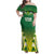 Cook Islands Rugby Custom Family Matching Off Shoulder Maxi Dress and Hawaiian Shirt The Kukis Go Champions