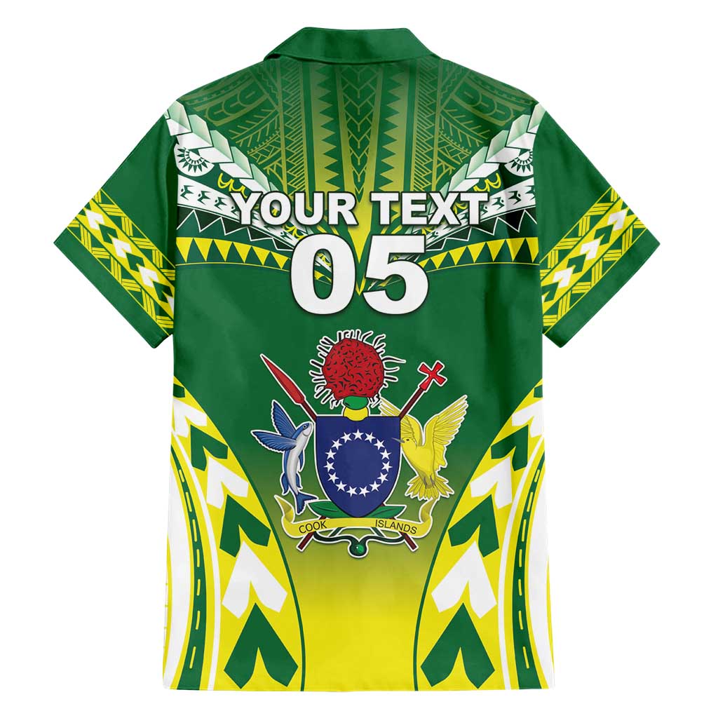 Cook Islands Rugby Custom Family Matching Short Sleeve Bodycon Dress and Hawaiian Shirt The Kukis Go Champions