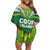 Cook Islands Rugby Custom Off Shoulder Short Dress The Kukis Go Champions