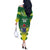 Cook Islands Rugby Custom Off The Shoulder Long Sleeve Dress The Kukis Go Champions