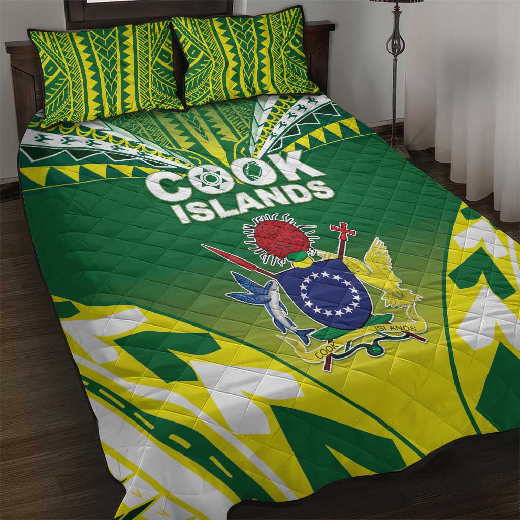 Cook Islands Rugby Quilt Bed Set The Kukis Go Champions