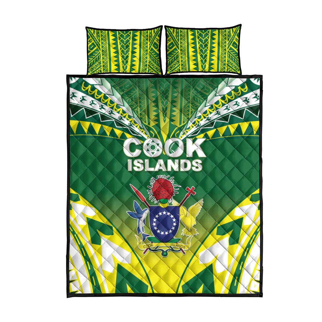 Cook Islands Rugby Quilt Bed Set The Kukis Go Champions