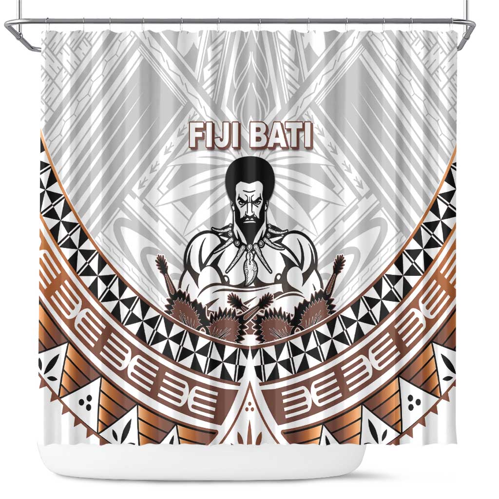 Fiji Rugby Shower Curtain Fijian Bati Go Champions