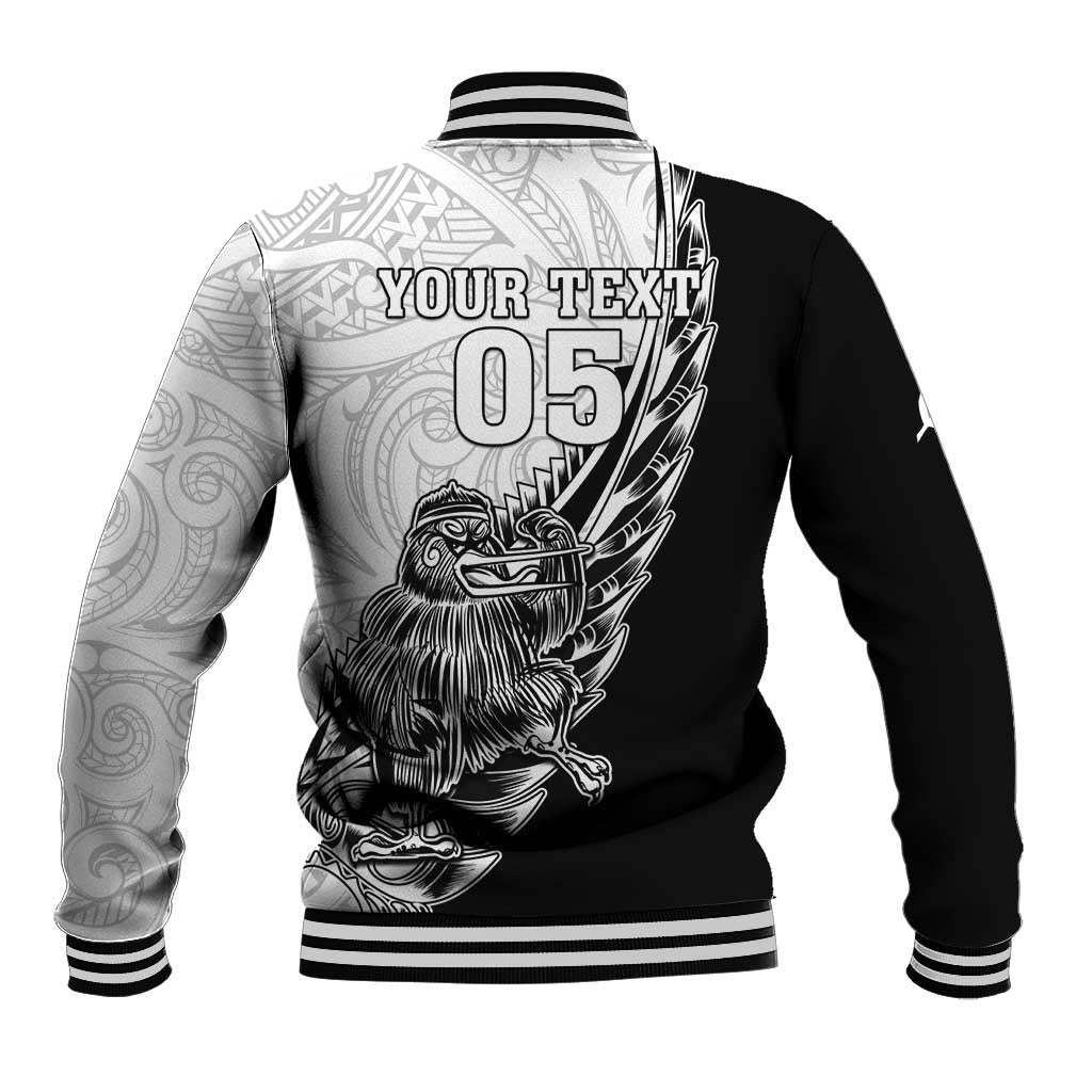 New Zealand Kiwi Rugby Custom Baseball Jacket Go Champions Maori Pattern LT05 - Polynesian Pride