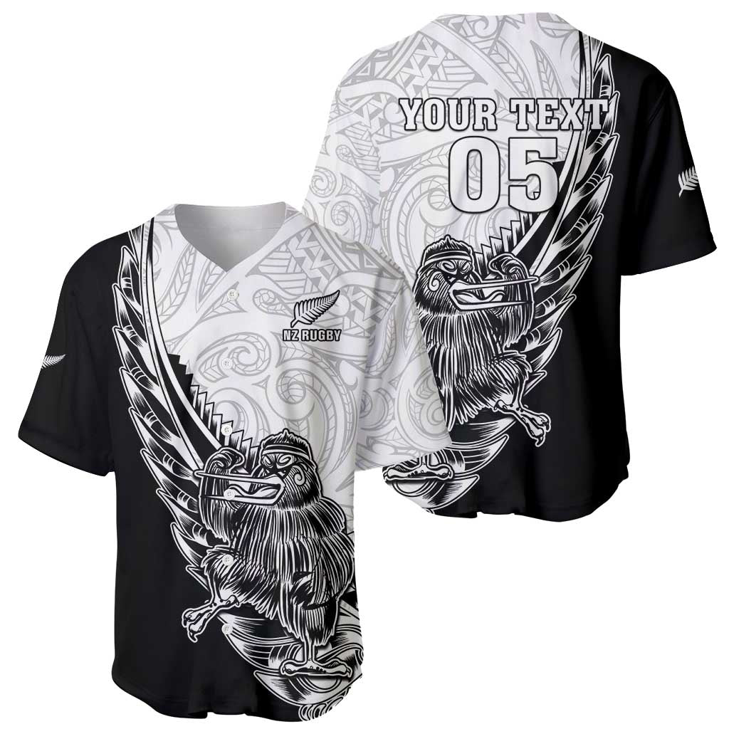 New Zealand Kiwi Rugby Custom Baseball Jersey Go Champions Maori Pattern LT05 - Polynesian Pride
