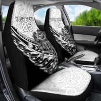 New Zealand Kiwi Rugby Custom Car Seat Cover Go Champions Maori Pattern