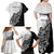 New Zealand Kiwi Rugby Custom Family Matching Off Shoulder Maxi Dress and Hawaiian Shirt Go Champions Maori Pattern