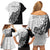 New Zealand Kiwi Rugby Custom Family Matching Off Shoulder Short Dress and Hawaiian Shirt Go Champions Maori Pattern