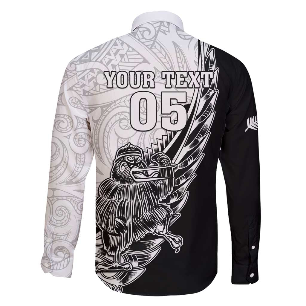 New Zealand Kiwi Rugby Custom Family Matching Puletasi and Hawaiian Shirt Go Champions Maori Pattern