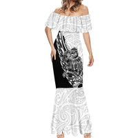 New Zealand Kiwi Rugby Custom Mermaid Dress Go Champions Maori Pattern LT05 - Polynesian Pride