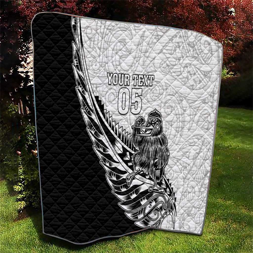 New Zealand Kiwi Rugby Custom Quilt Go Champions Maori Pattern LT05 - Polynesian Pride