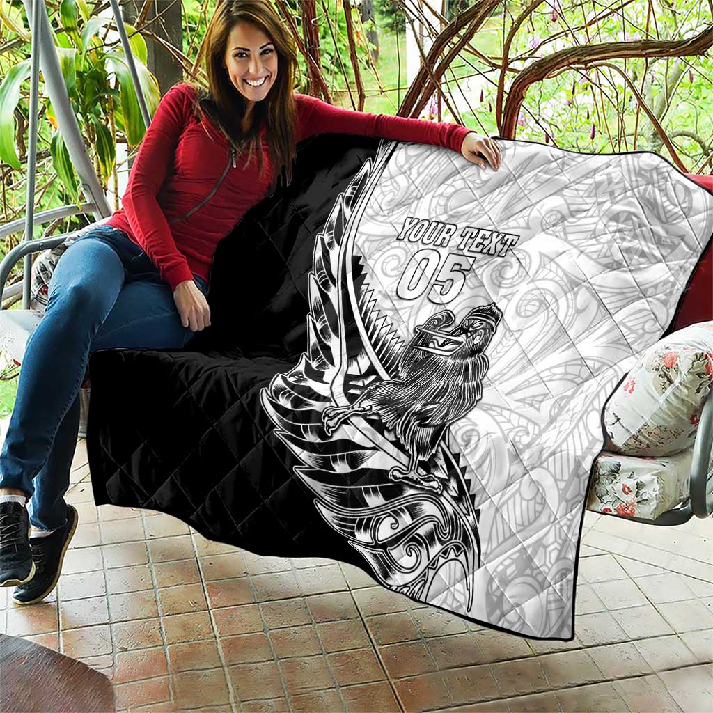 New Zealand Kiwi Rugby Custom Quilt Go Champions Maori Pattern LT05 - Polynesian Pride