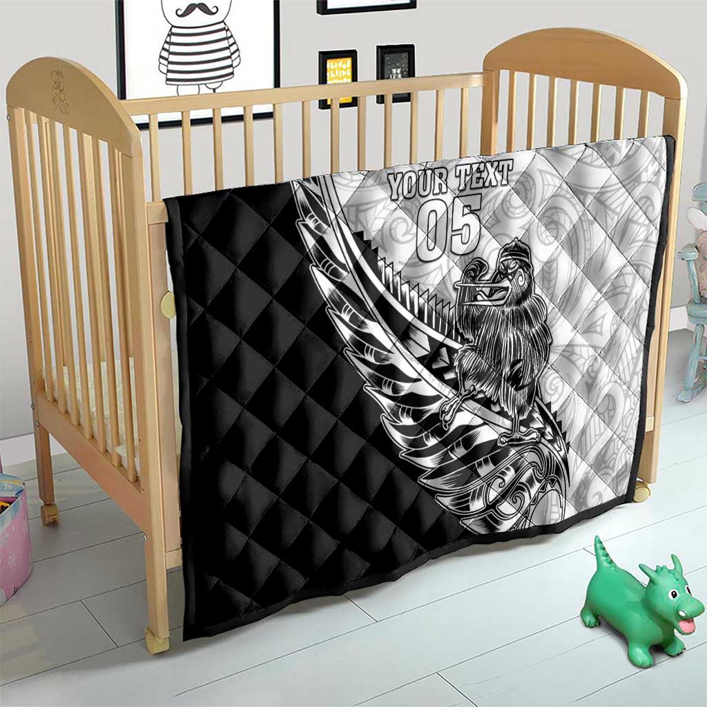 New Zealand Kiwi Rugby Custom Quilt Go Champions Maori Pattern LT05 - Polynesian Pride