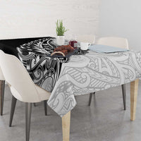 New Zealand Kiwi Rugby Custom Tablecloth Go Champions Maori Pattern LT05 - Polynesian Pride