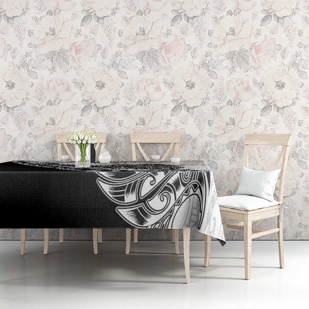 New Zealand Kiwi Rugby Custom Tablecloth Go Champions Maori Pattern LT05 - Polynesian Pride