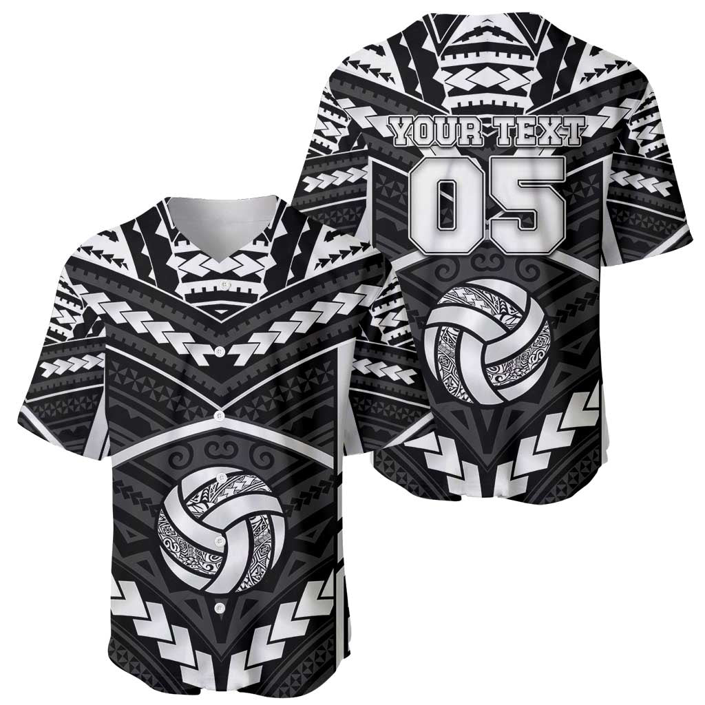 Custom Polynesia Beach Volleyball Baseball Jersey Polynesian Tribal Pattern - Polynesian Pride