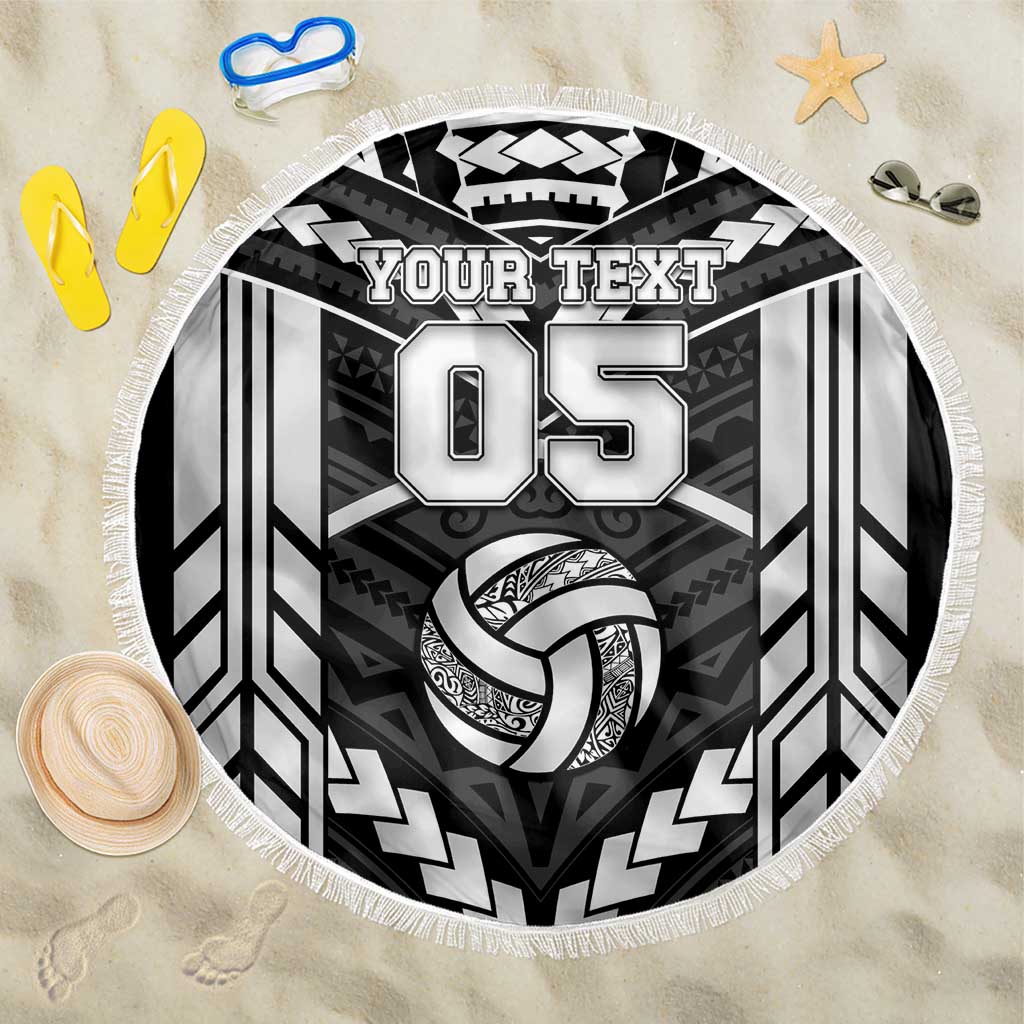 Custom Polynesia Beach Volleyball Beach Blanket Polynesian Tribal Pattern - Polynesian Pride