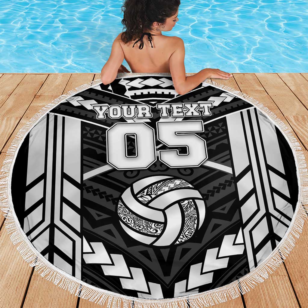 Custom Polynesia Beach Volleyball Beach Blanket Polynesian Tribal Pattern - Polynesian Pride