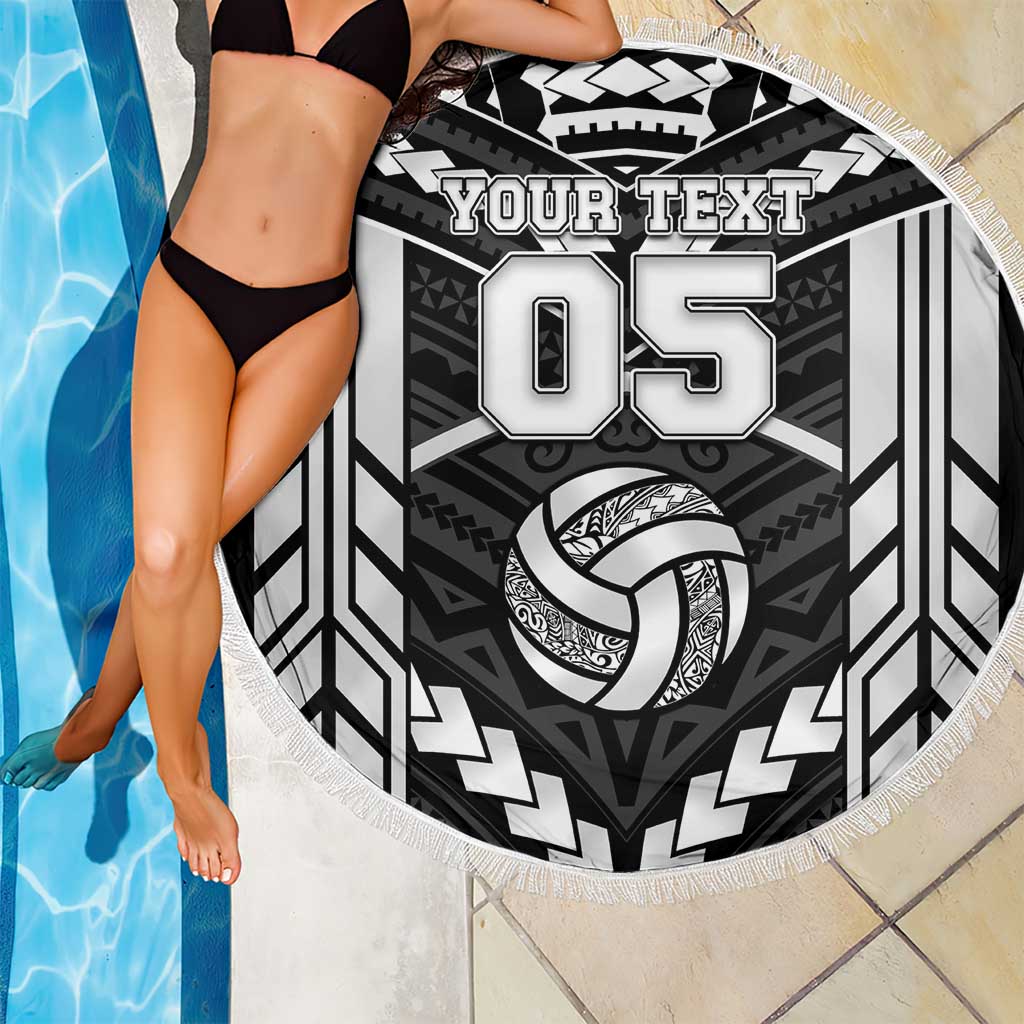 Custom Polynesia Beach Volleyball Beach Blanket Polynesian Tribal Pattern - Polynesian Pride