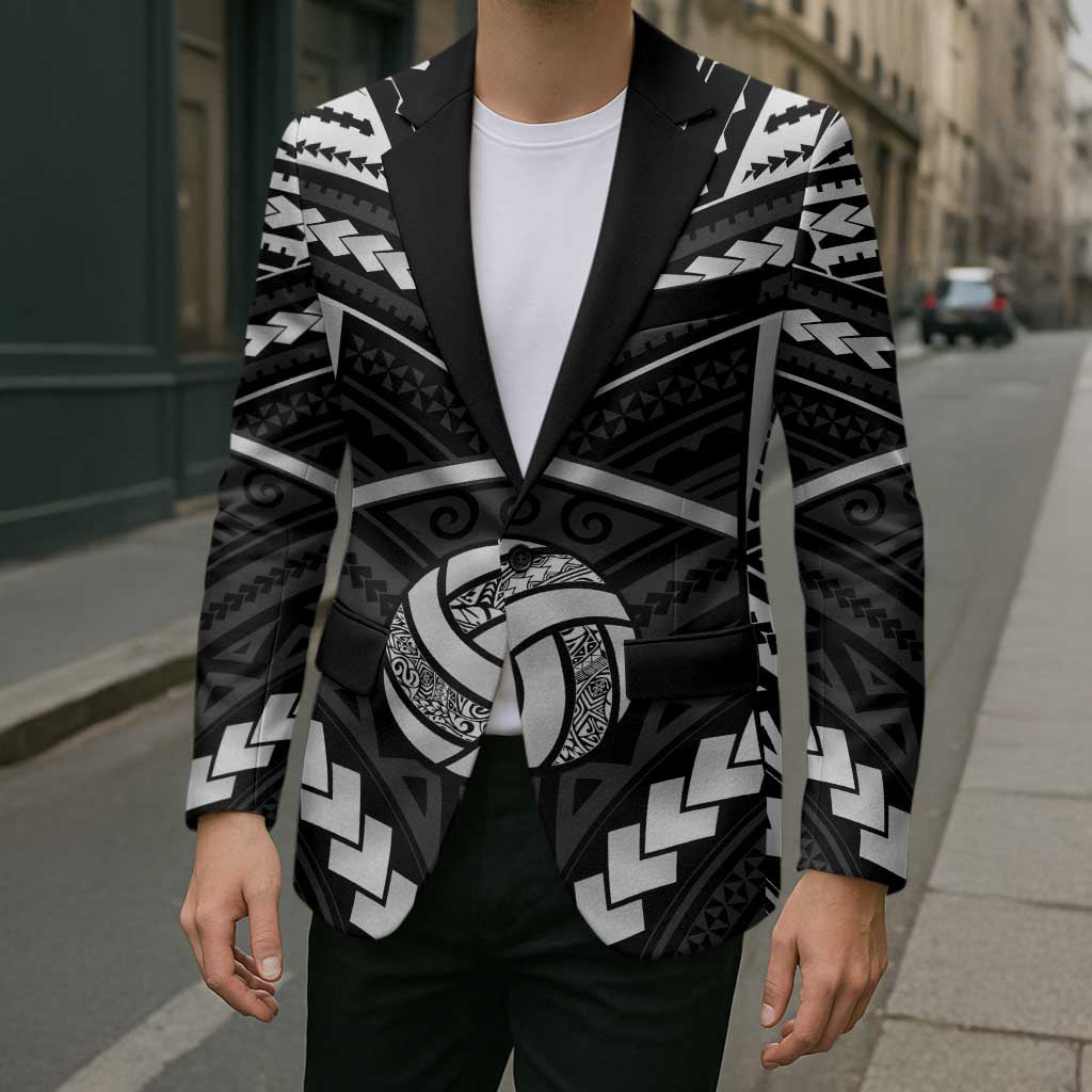 Custom Polynesia Beach Volleyball Blazer Polynesian Tribal Pattern - Polynesian Pride