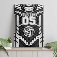 Custom Polynesia Beach Volleyball Canvas Wall Art Polynesian Tribal Pattern - Polynesian Pride