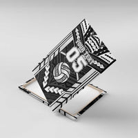 Custom Polynesia Beach Volleyball Canvas Wall Art Polynesian Tribal Pattern - Polynesian Pride