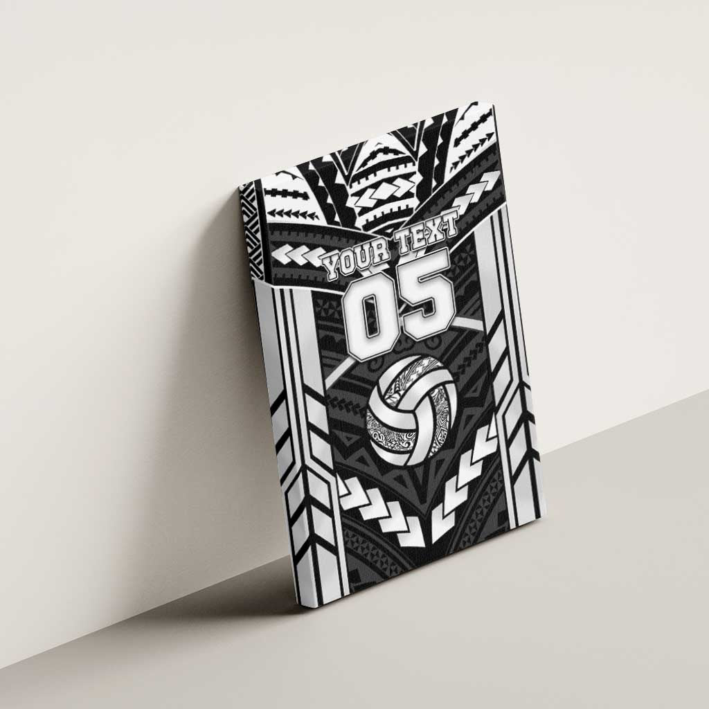 Custom Polynesia Beach Volleyball Canvas Wall Art Polynesian Tribal Pattern - Polynesian Pride