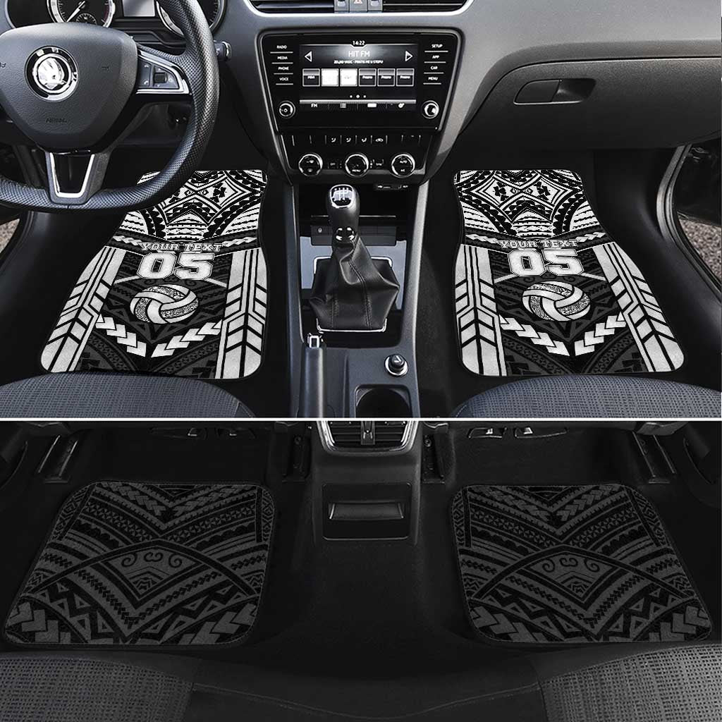 Custom Polynesia Beach Volleyball Car Mats Polynesian Tribal Pattern - Polynesian Pride