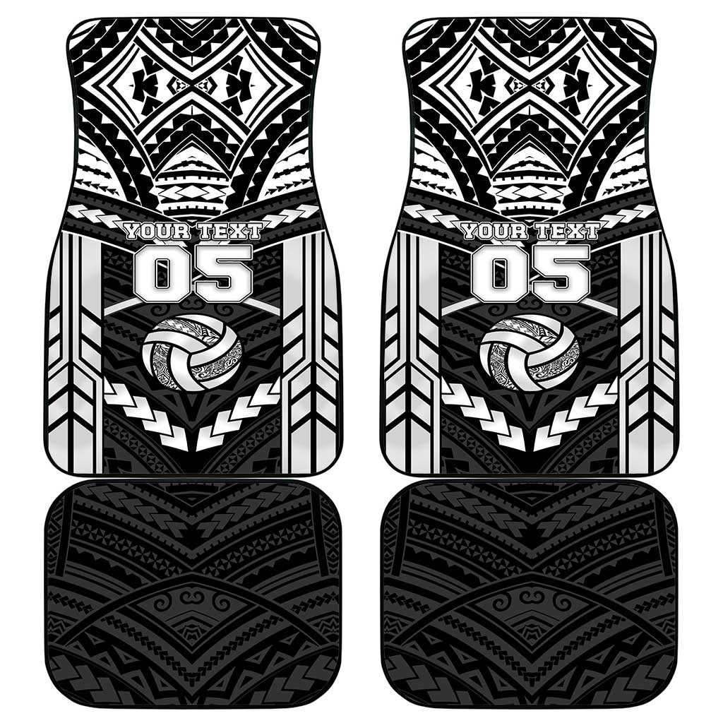 Custom Polynesia Beach Volleyball Car Mats Polynesian Tribal Pattern - Polynesian Pride