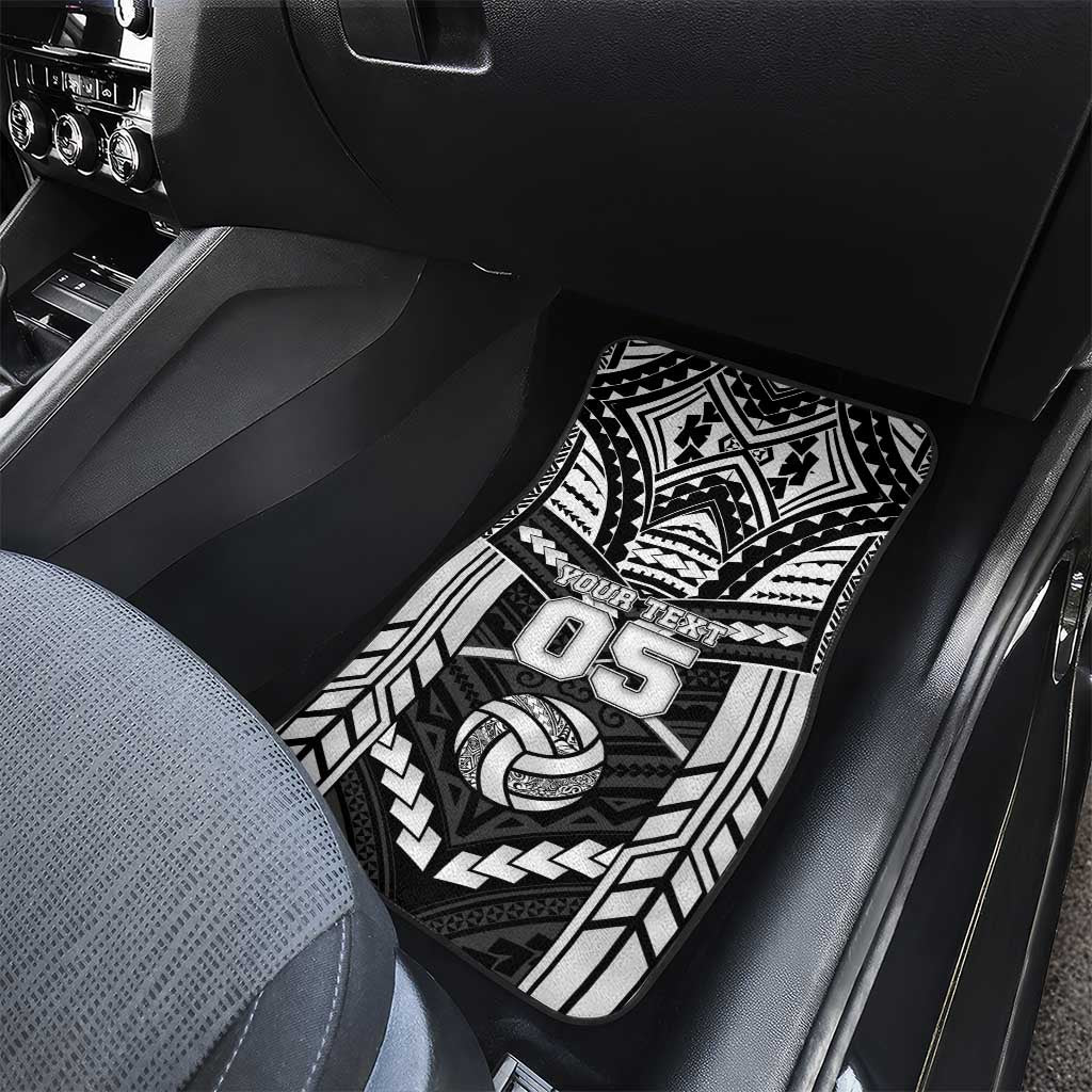 Custom Polynesia Beach Volleyball Car Mats Polynesian Tribal Pattern - Polynesian Pride