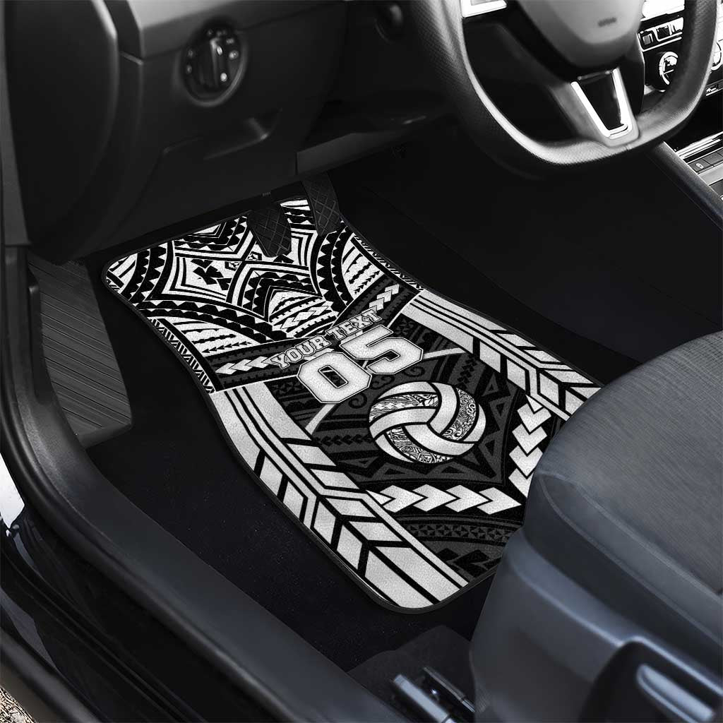 Custom Polynesia Beach Volleyball Car Mats Polynesian Tribal Pattern - Polynesian Pride