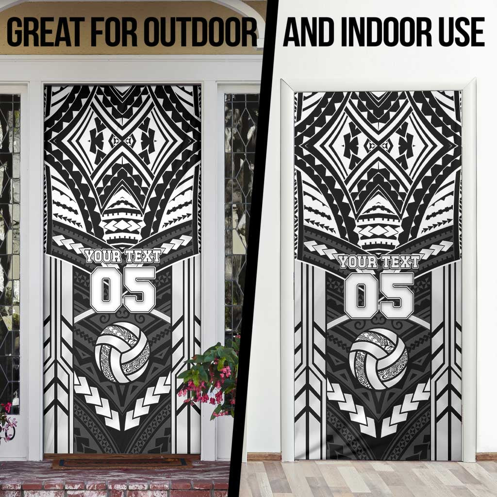 Custom Polynesia Beach Volleyball Door Cover Polynesian Tribal Pattern LT05 - Polynesian Pride