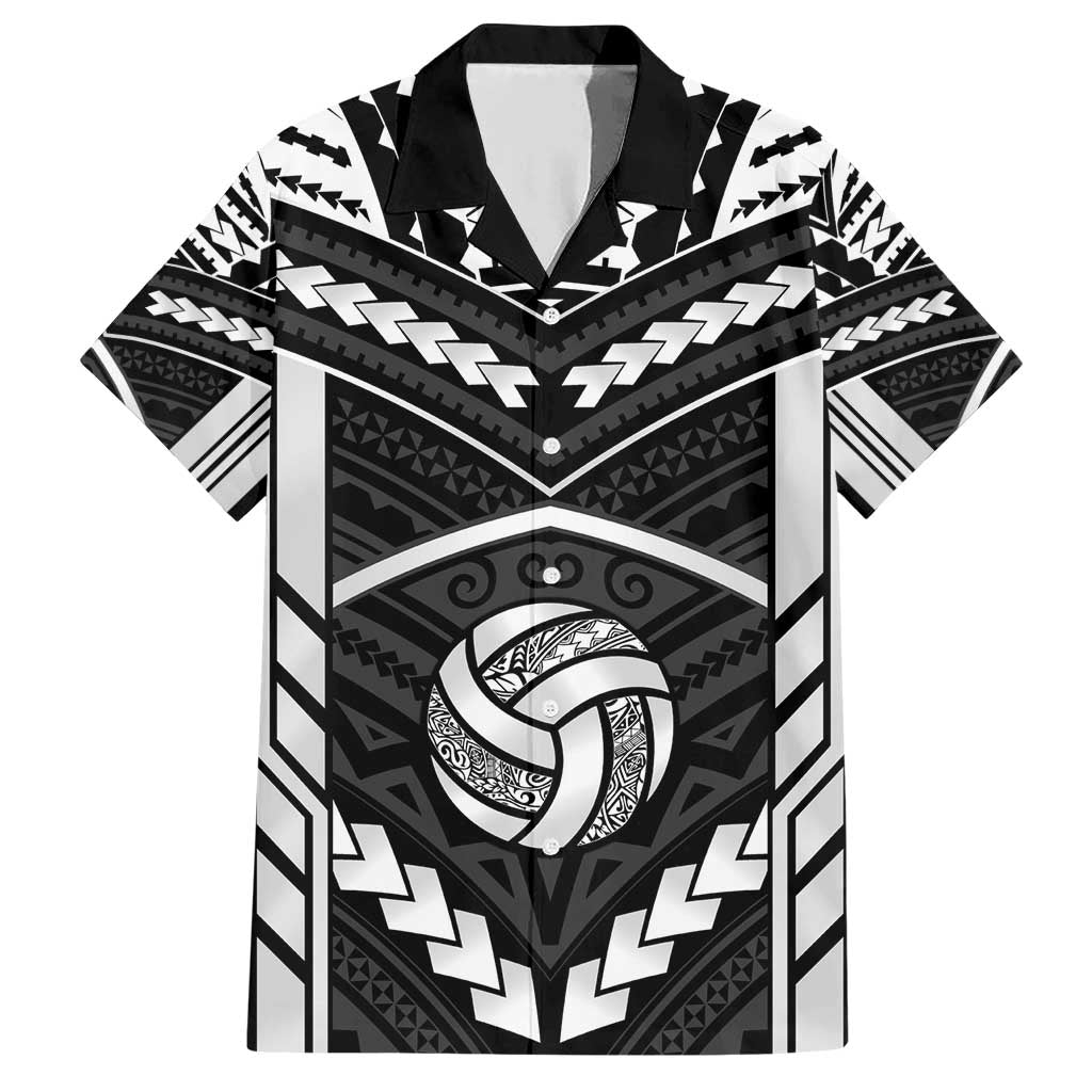 Custom Polynesia Beach Volleyball Family Matching Short Sleeve Bodycon Dress and Hawaiian Shirt Polynesian Tribal Pattern - Polynesian Pride
