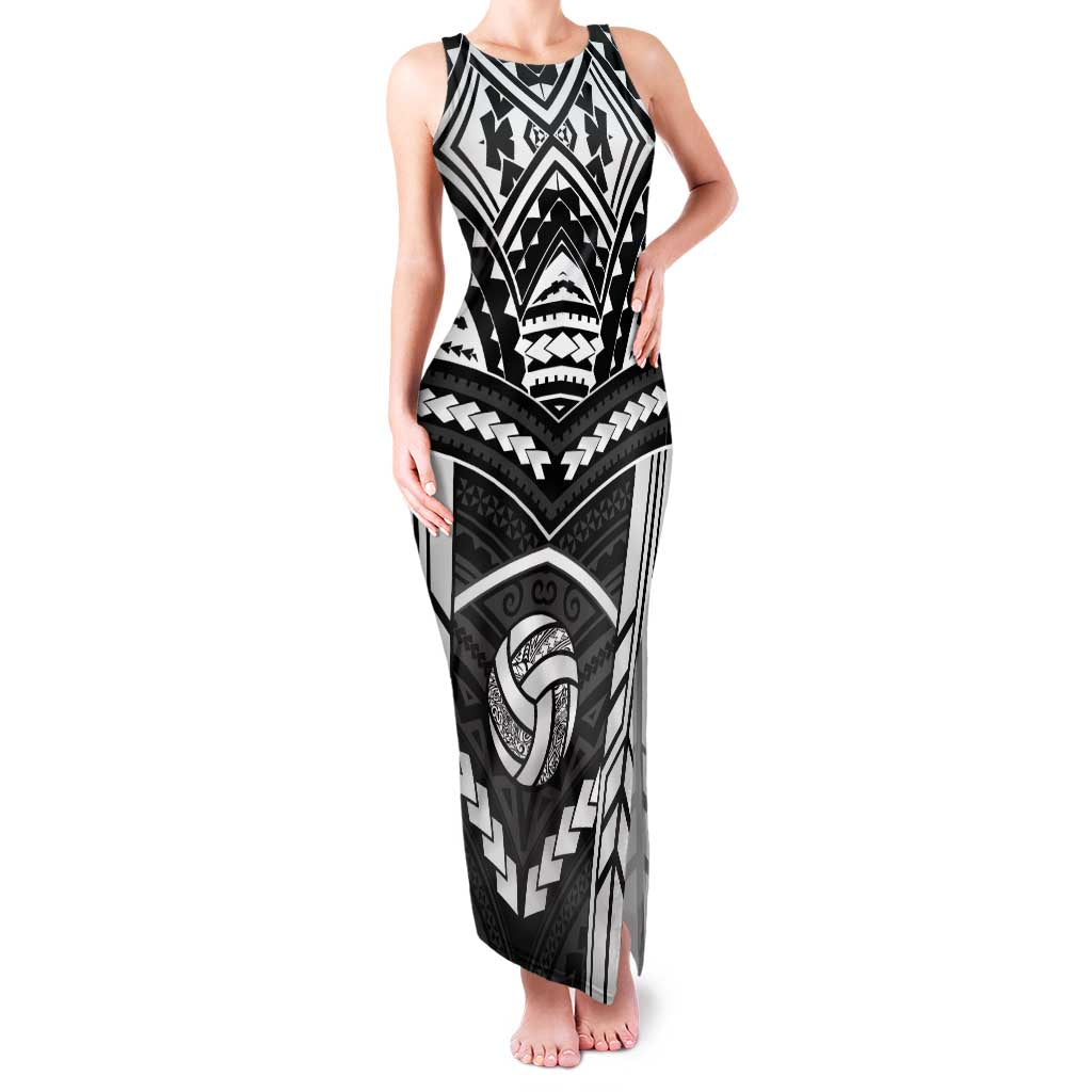 Custom Polynesia Beach Volleyball Family Matching Tank Maxi Dress and Hawaiian Shirt Polynesian Tribal Pattern - Polynesian Pride