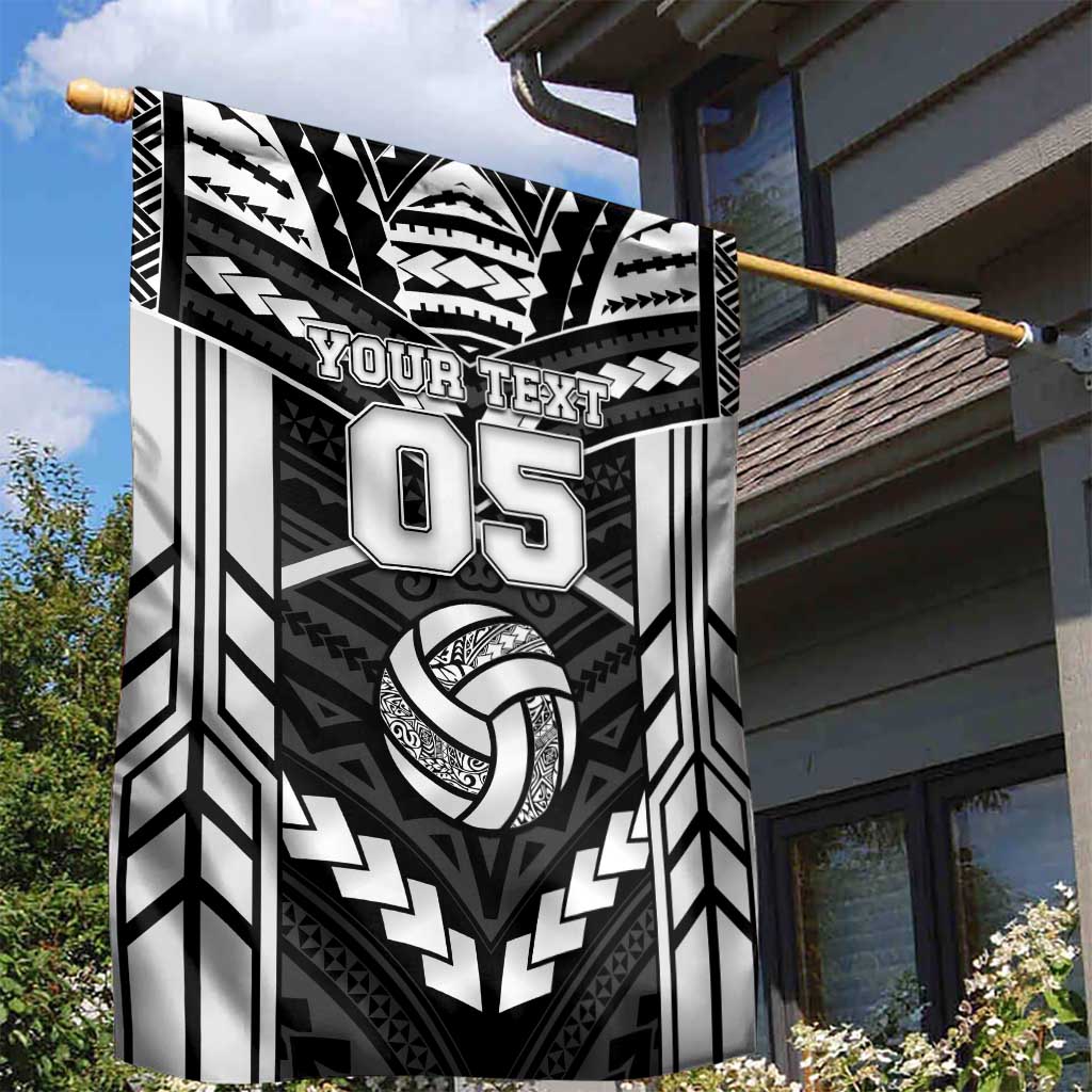 Custom Polynesia Beach Volleyball Garden Flag Polynesian Tribal Pattern - Polynesian Pride