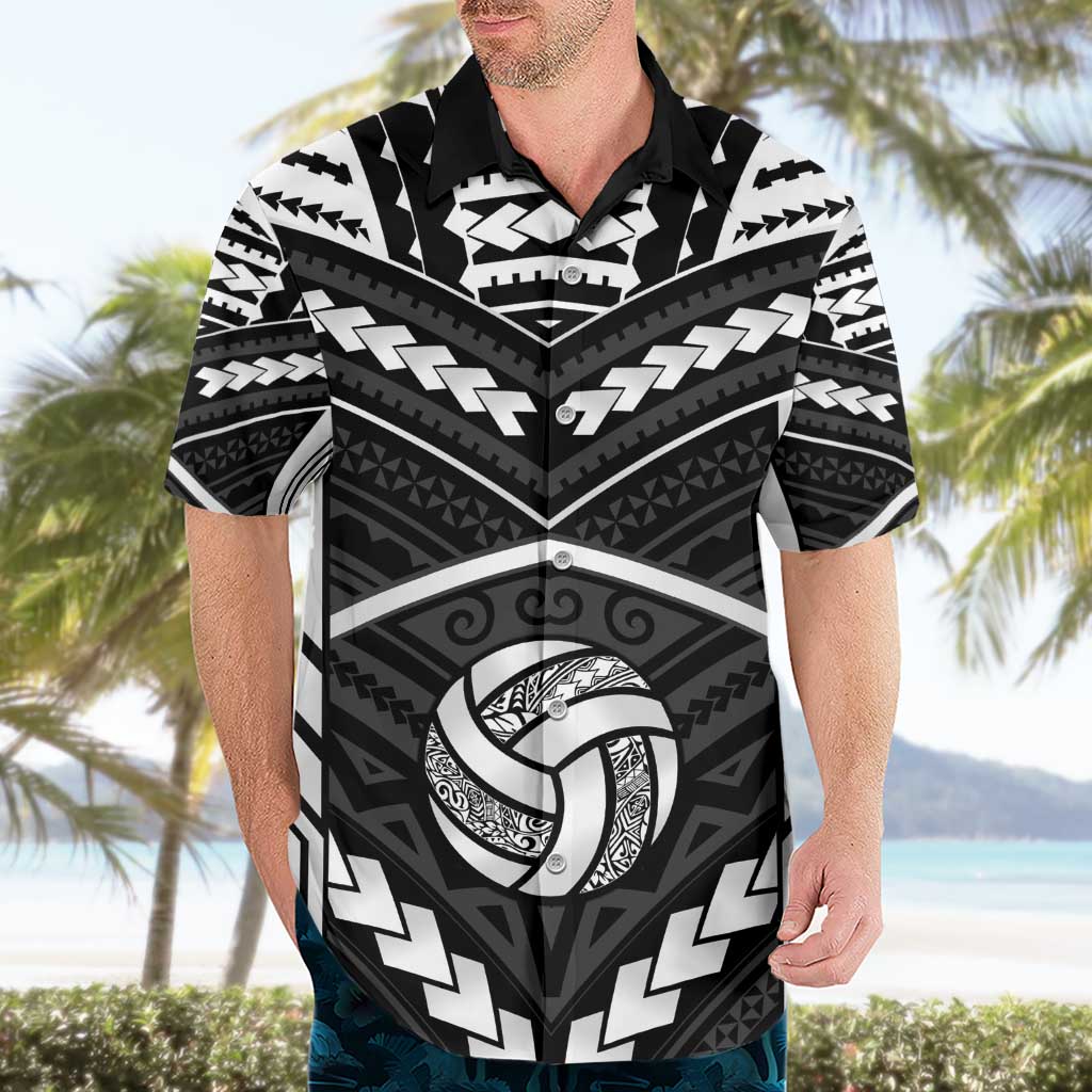 Custom Polynesia Beach Volleyball Hawaiian Shirt Polynesian Tribal Pattern - Polynesian Pride