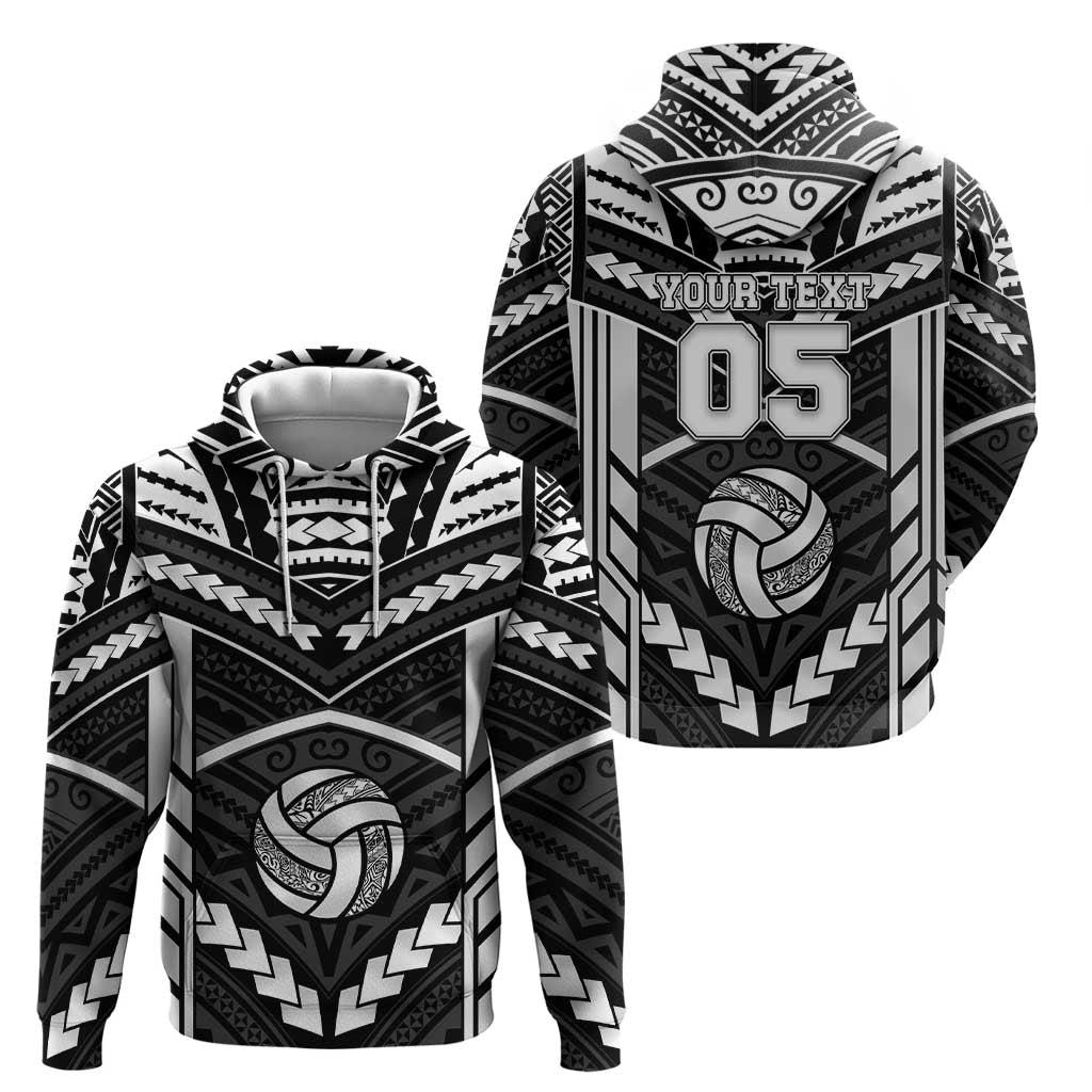 Custom Polynesia Beach Volleyball Hoodie Polynesian Tribal Pattern LT05 - Polynesian Pride