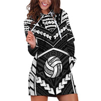 Custom Polynesia Beach Volleyball Hoodie Dress Polynesian Tribal Pattern - Polynesian Pride