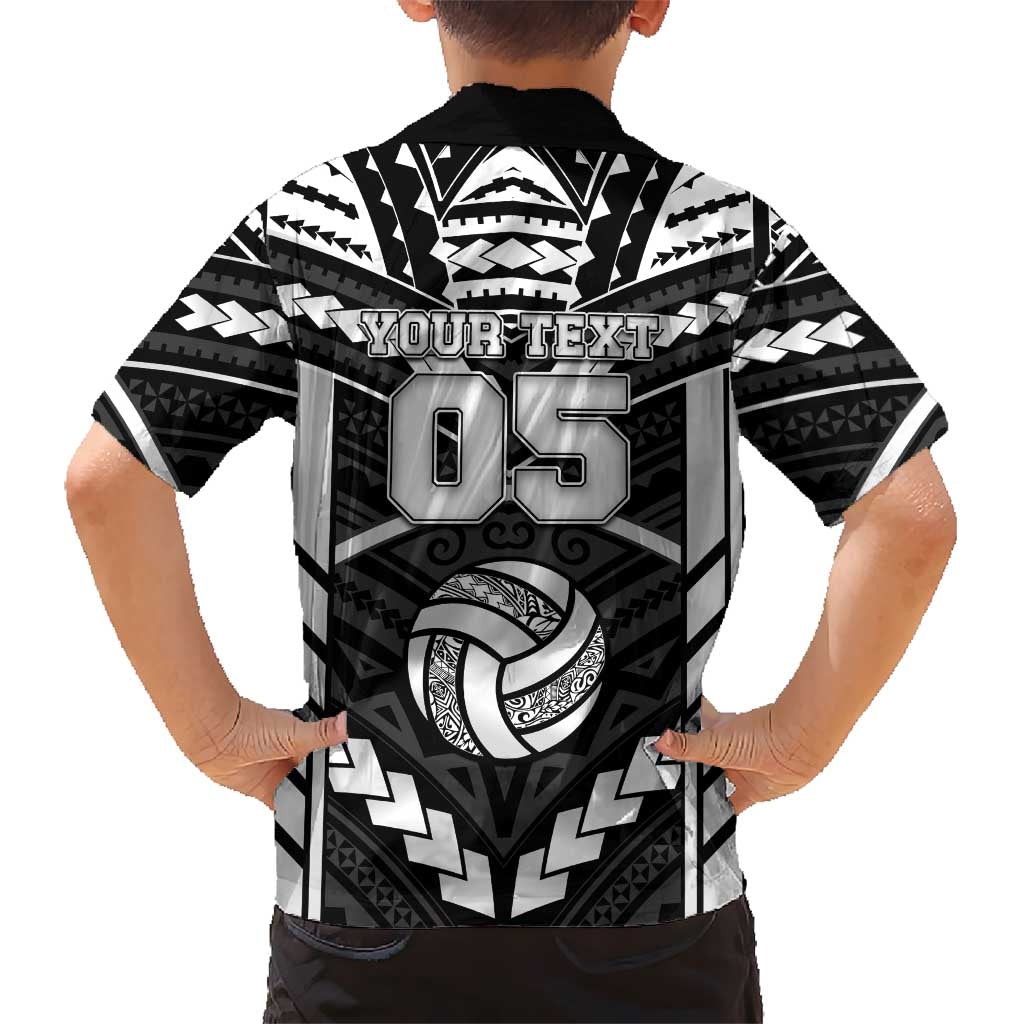 Custom Polynesia Beach Volleyball Kid Hawaiian Shirt Polynesian Tribal Pattern LT05 - Polynesian Pride