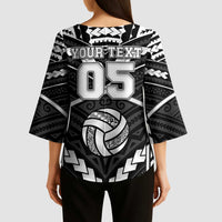 Custom Polynesia Beach Volleyball Kimono Sleeve Blouse Polynesian Tribal Pattern - Polynesian Pride